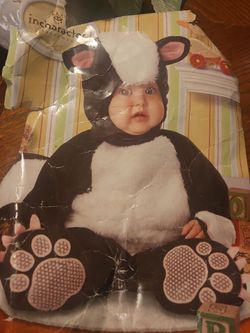 Lil stinker infant skunk costume