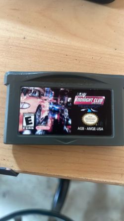 Midnight club gameboy advanced sp