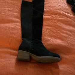 Lucky Brand Suade Leather Boots Minimal Wear Semi new