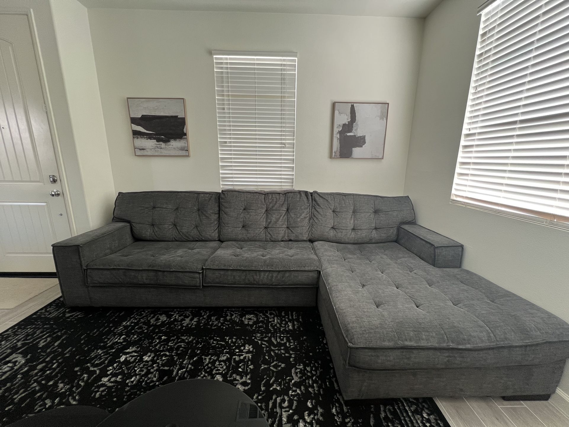 Large Gray Sectional
