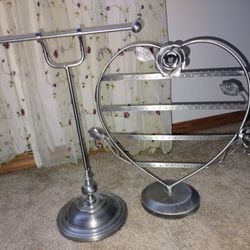 JEWELRY NECKLACE EARRINGS STANDS 