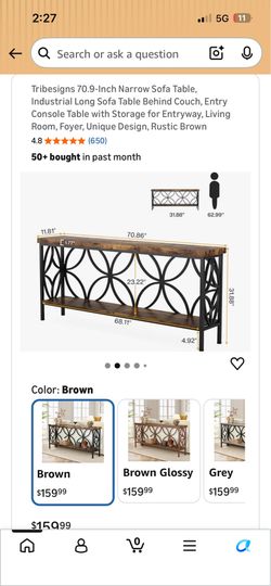 CONSOLE TABLE