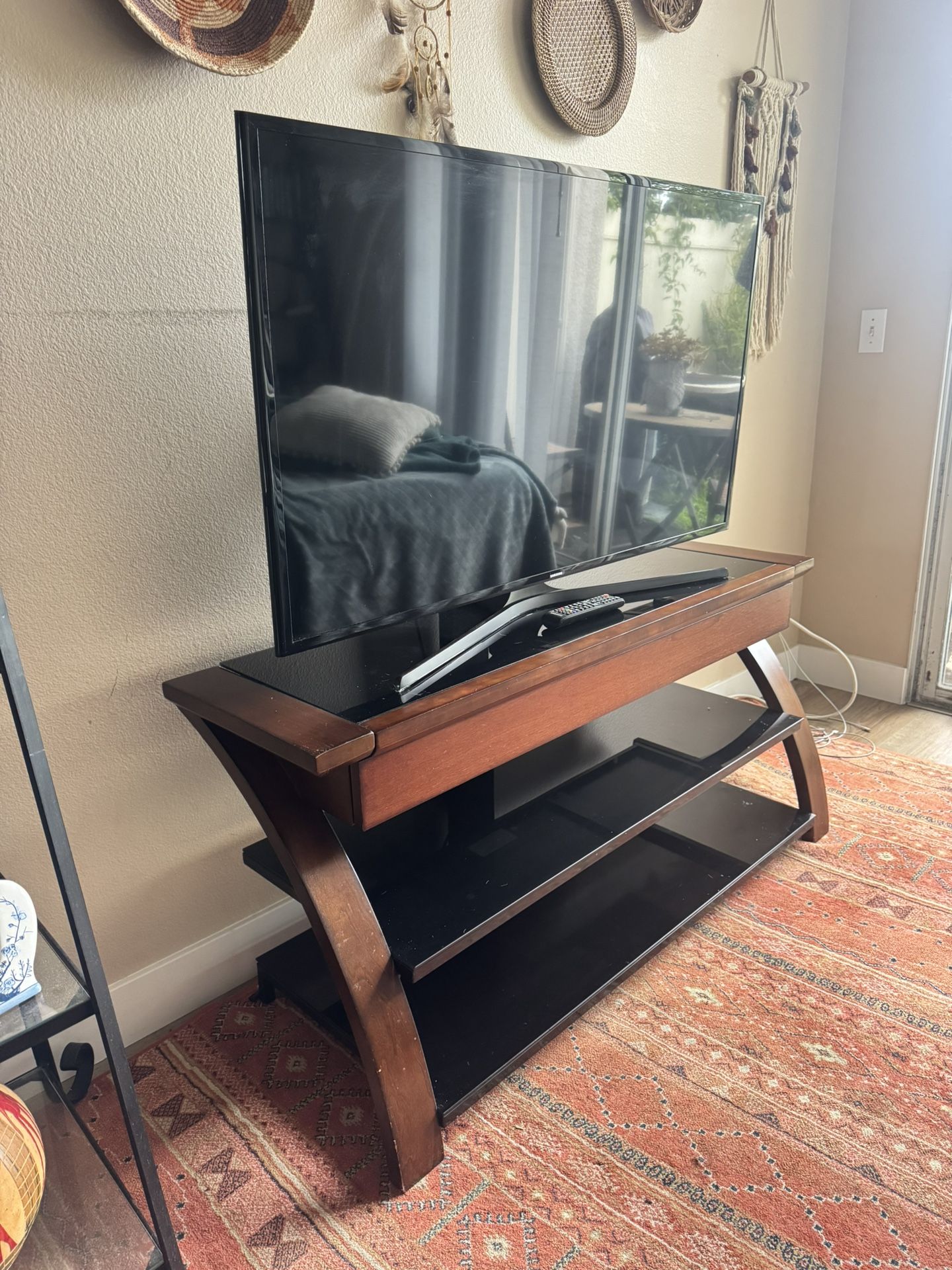 Samsung TV & stand