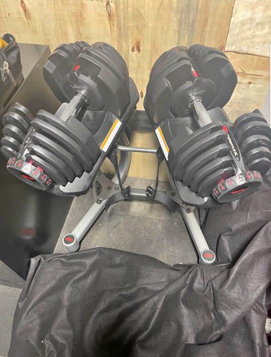 Bowflex SelectTech1090 Adjustable Dumbbells (Pair) With Stand