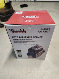 Lincoln Electric Ellipsis 5 Patriot Auto-Darkening Welding Helmet