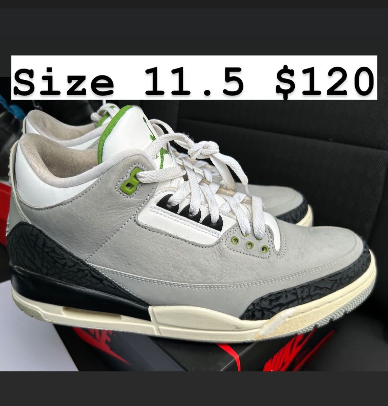 Jordan Retro 3s Size 11.5