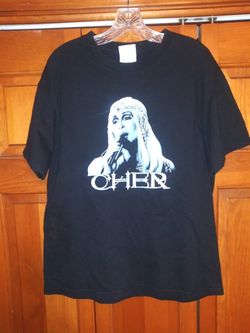 RARE 2003 LARGE CHER FAREWELL TOUR CONCERT TEE SHIRT