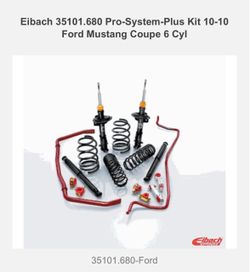 Eibach Pro-System-Plus Kit Ford Mustang 6 Cyl