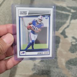 James Cook Panini Score Rookie Football Card