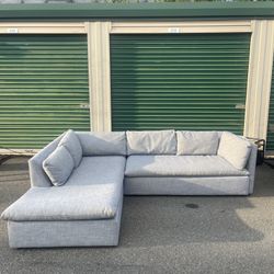West Elm 2-Piece Sectional Sofa/Couch!