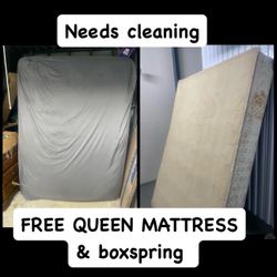 Free Queen, Mattress, And Boxspring
