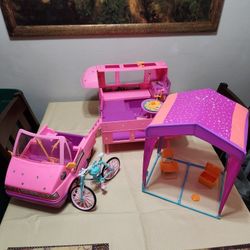 VINTAGE Barbie Starlight 1993 Mattel RV Camping Vehicle