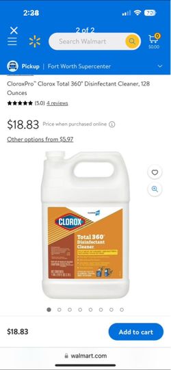 Clorox Disinfectant Cleaner 1 Gal