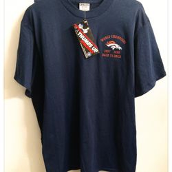 VINTAGE (1999) Denver Broncos 🏈World Champions 1(contact info removed)🏈 Large *NWT*