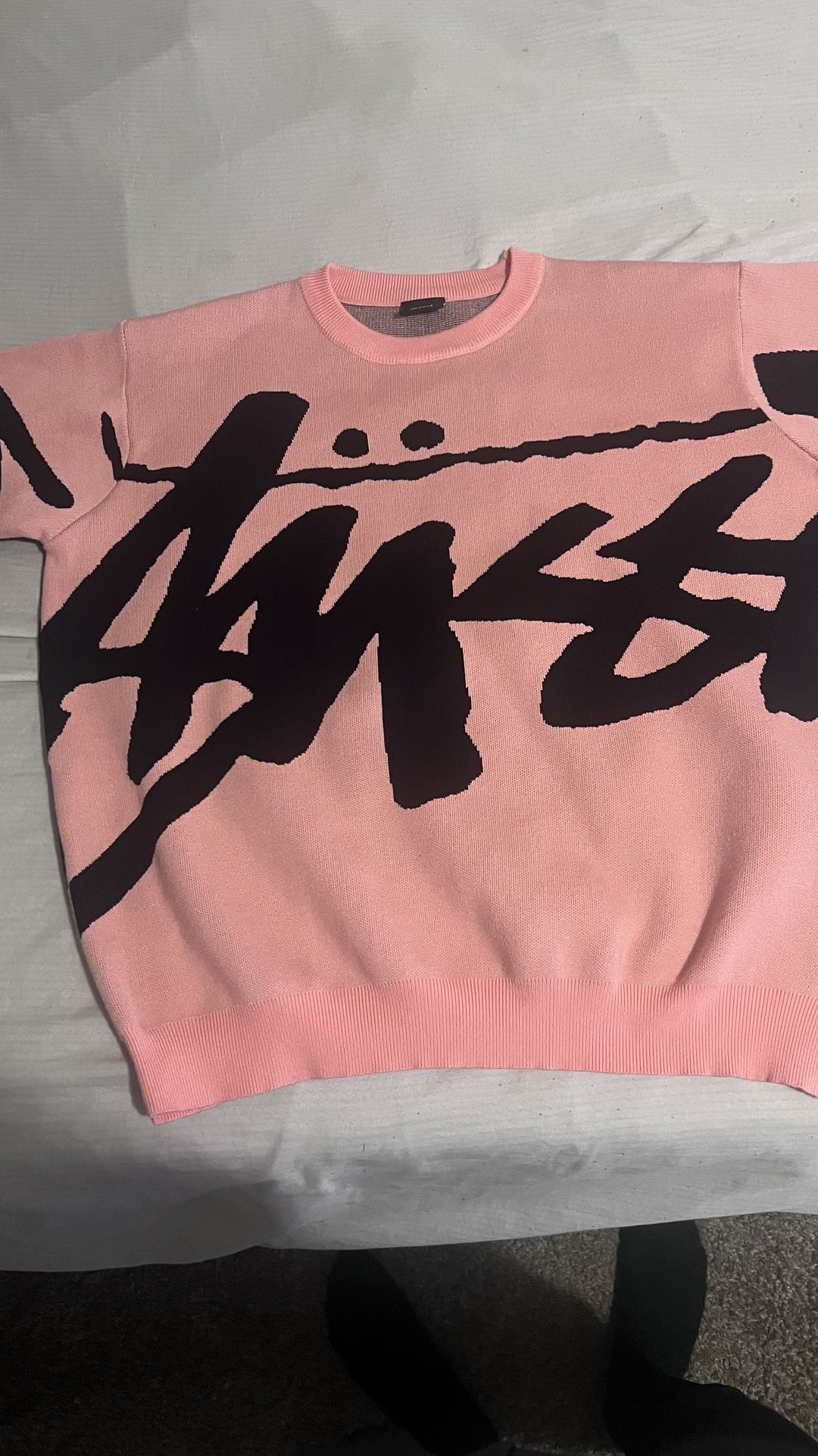 stussy knit sweatshirt size medium