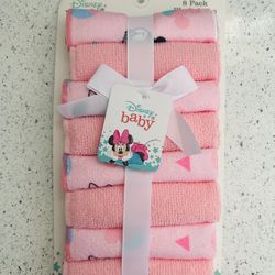 8 Pack Washcloths / Toallitas de Bebé Nuevas 