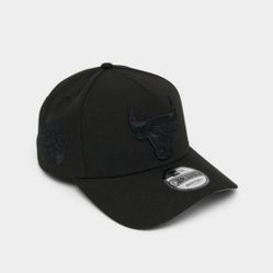 New Era Chicago Bulls Nba 9Forty Snapback Hat In Black