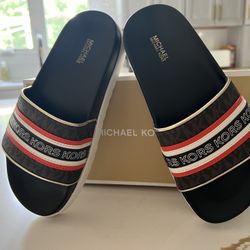Michael Kors Size 7 Slides (better fit for 6.5 or narrow 7)
