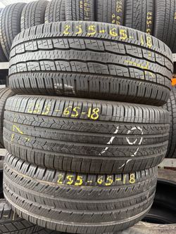 18” tires 255/65/18 with free installation $60 each