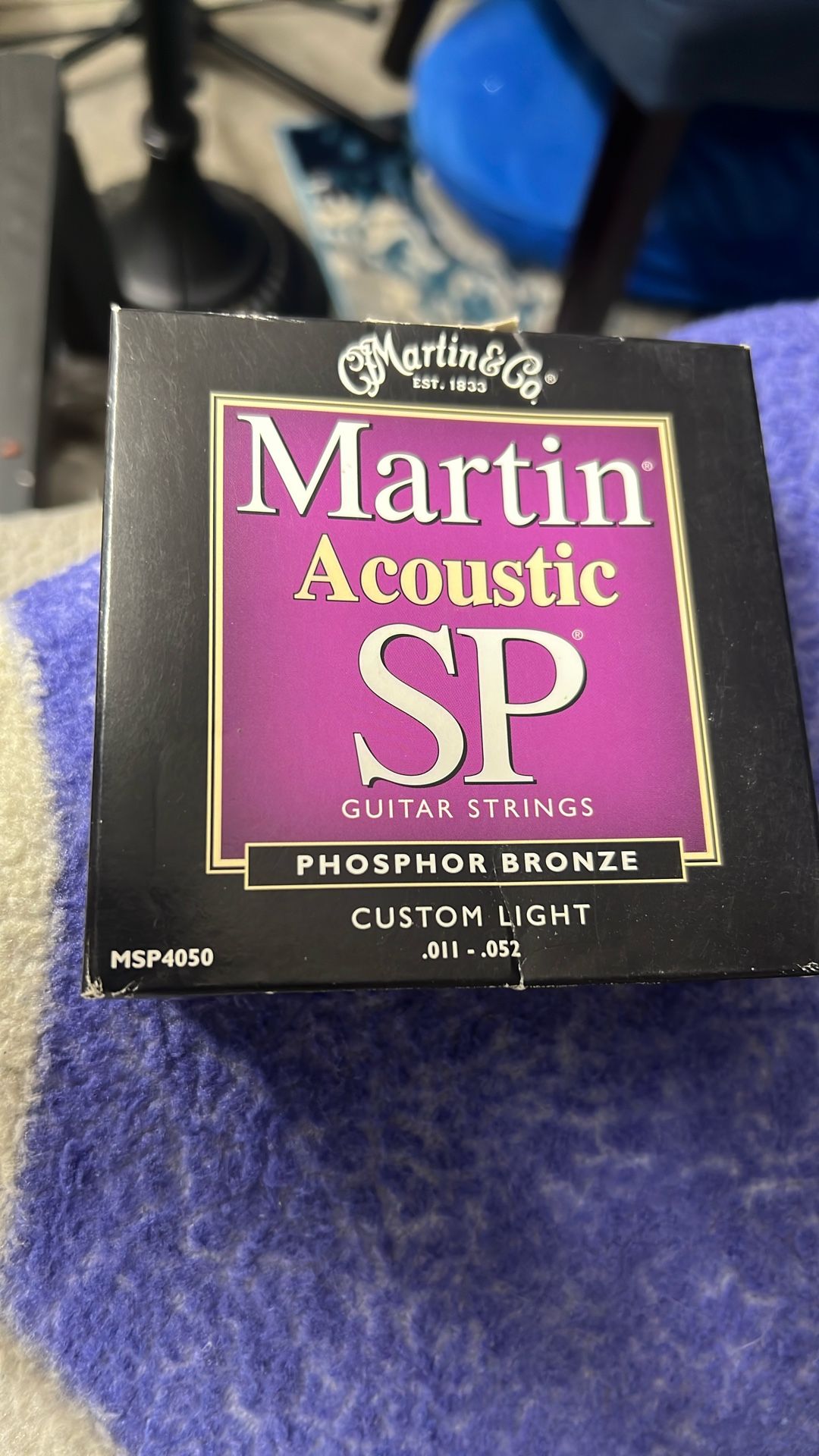 3 Set Of Martin Acoustic Guitar SPGuitar Strings MSP4050 Brew In Bow