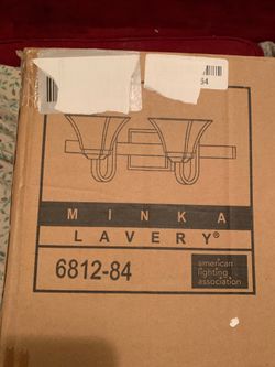 Minka 2 light vanity Polished nickel color brand new