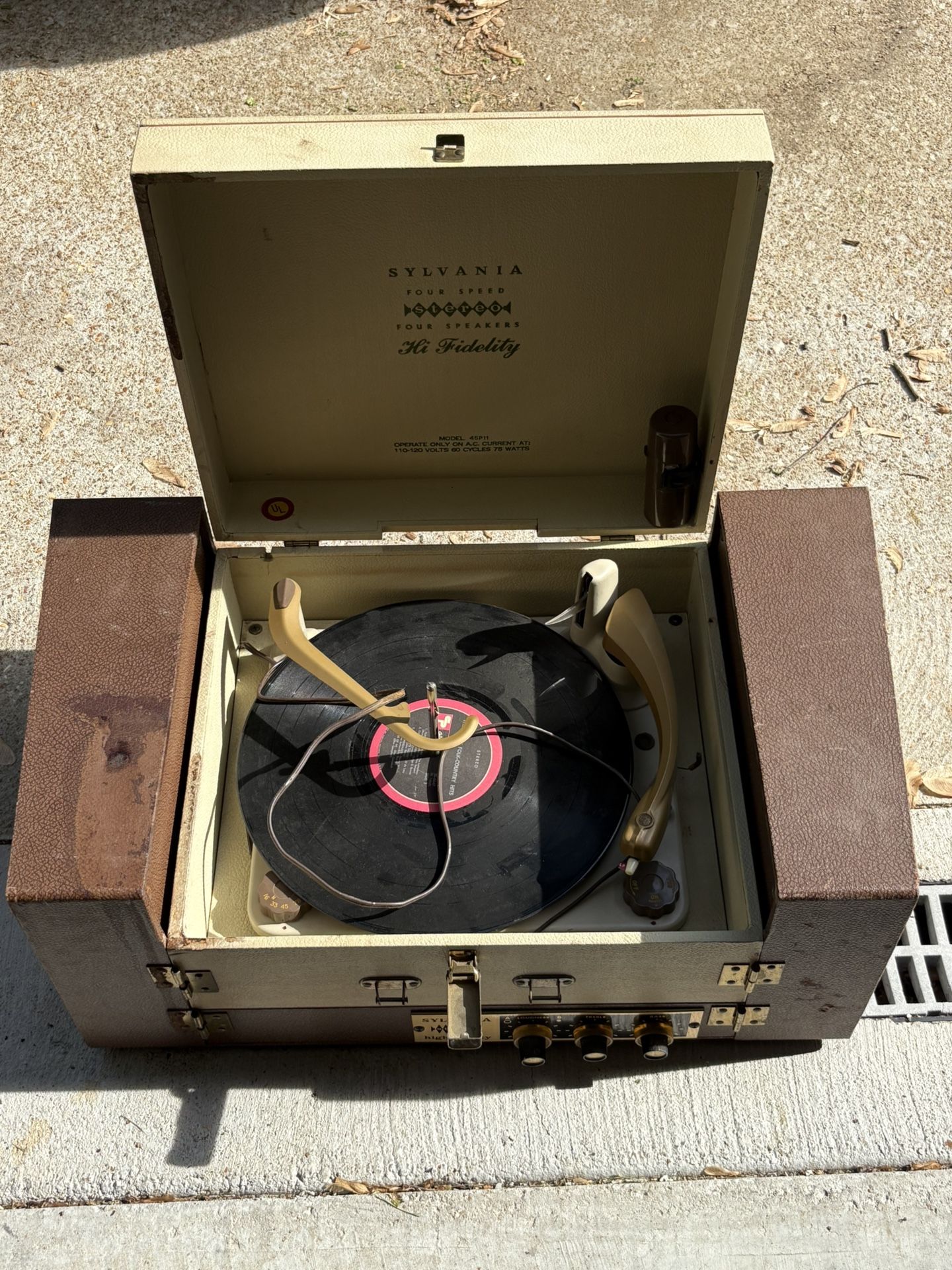 Sylvania Record Player