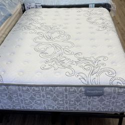 Full Size Luxury Firm 14” Mattress $349/ Add $99 For Metal Foundation Or Box Spring 
