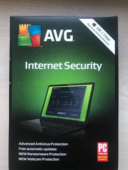 Antivirus AVG Internet Security 1 year Real-time thread protection