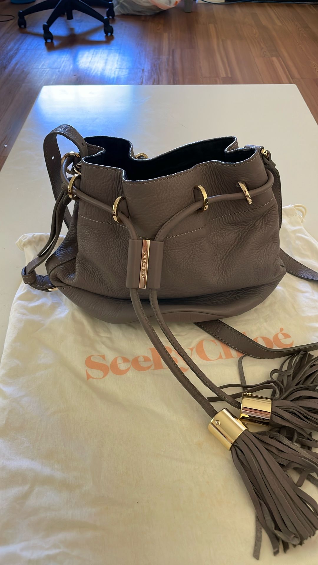 Authentic See By Chloe Small Vicki Bucket Bag