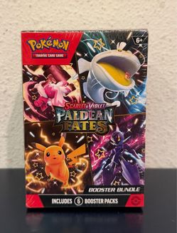 POKEMON TCG Scarlet and Violet PALDEAN Fates Booster Bundle SEALED