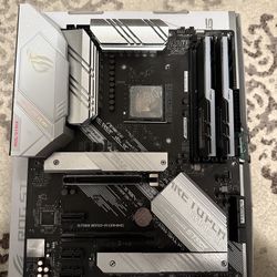 Msi Mother Board With CPU And Ram Description For Details 