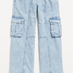 Girls Cargo Jeans 