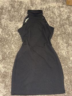 BRAND NEW Windsor Black Halter Bodycon Dress with Open Back Size Small