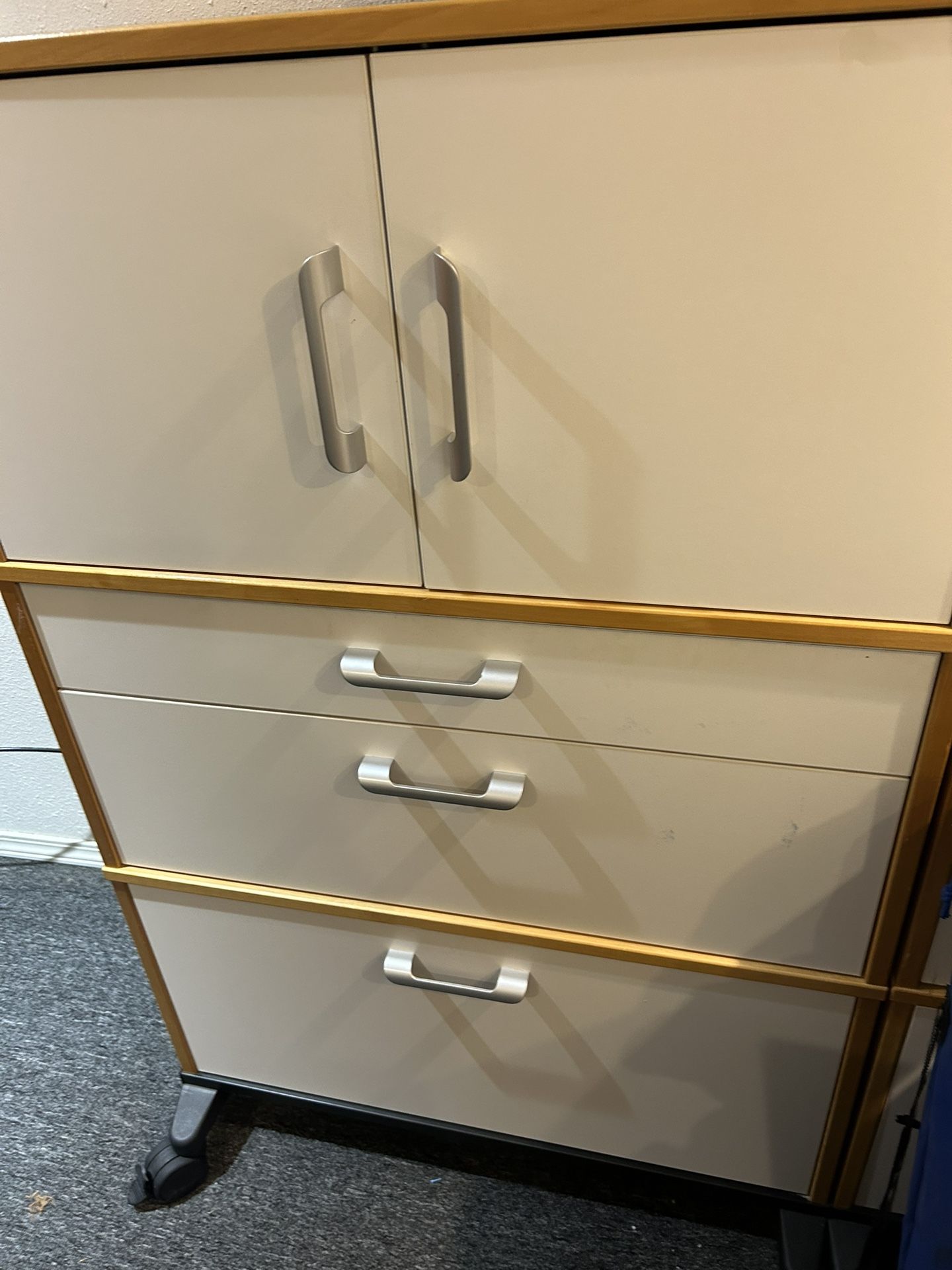 Two Office File/Storage Cabinets 