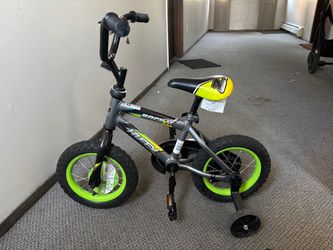 Green Huffy bike