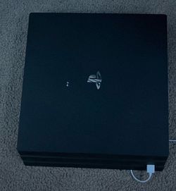 PS4 pro with red controller