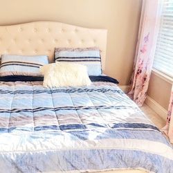 Queen Bed Size Frame And Mattress 