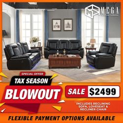 Living Room Set 3 Pc 