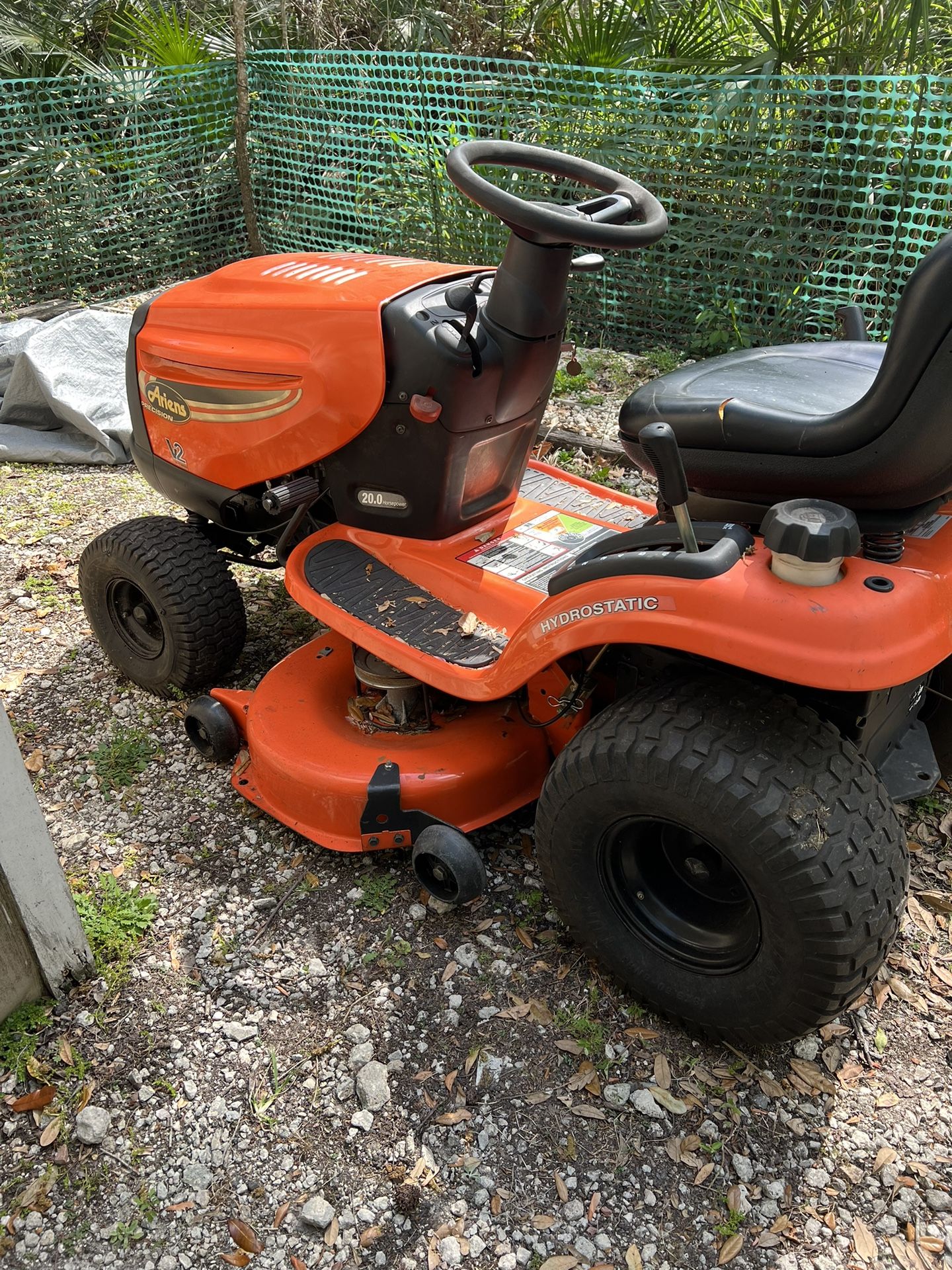 Arien Riding Mower 42”deck Sold As Is.