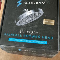 SparkPOD 6" Luxury rainfall shower head