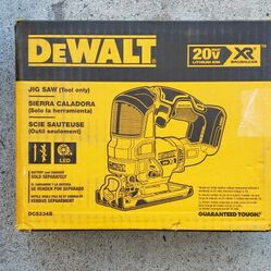 Dewalt 20v Jigsaw Brushless XR WITH VARIABLE SPEED BRAND NEW TOOL ONLY