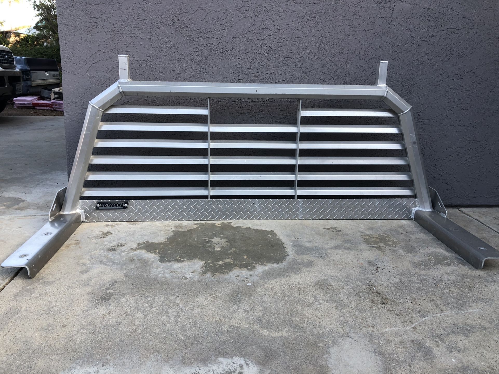 Protech Pickup Cab Rack Aluminum With Optional 4” Lumber Ears Headache Rack
