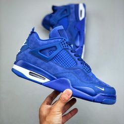 Air Jordan AJ4 Retro Blue Shoes for Men