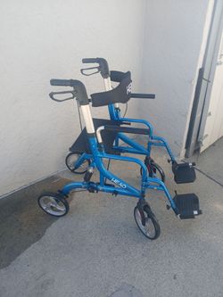 Heao 2 In 1 combo walker and chair