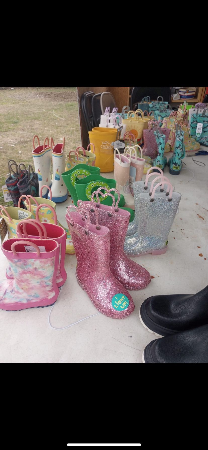 Slippers and Rain boots 