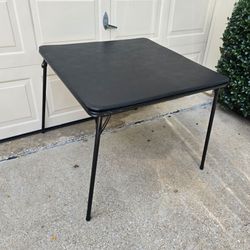 28h 33w Metal Folding Card Table