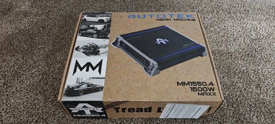 1500W 4-channel Amp With Crossover NEW