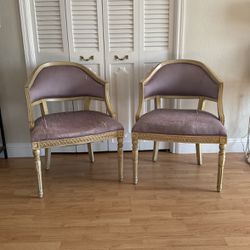 Vintage Lavender Chairs