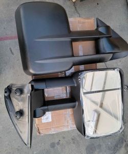 Chevrolet Silverado Avalanche Tahoe Suburban Gmc Sierra Yukon Cadillac Escalade 99-06 Chevy Tow Mirrors Espejos Retrovisores