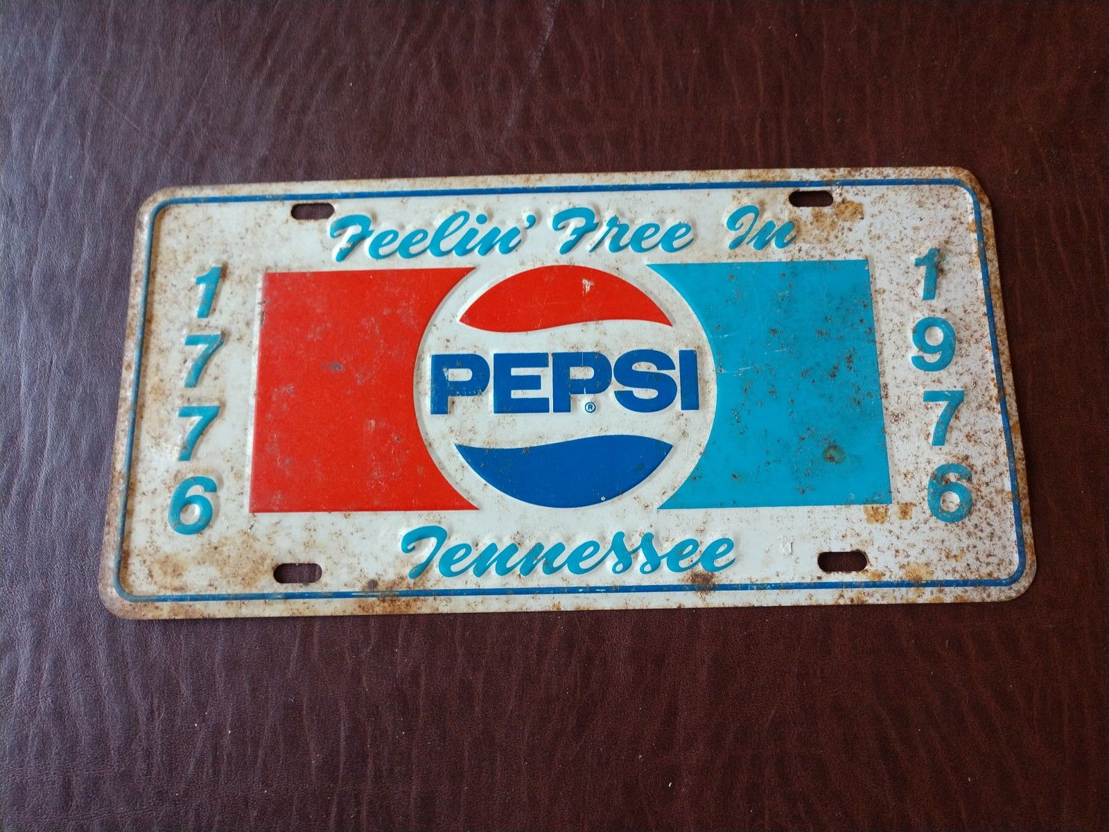 Pepsi license plate Tennessee